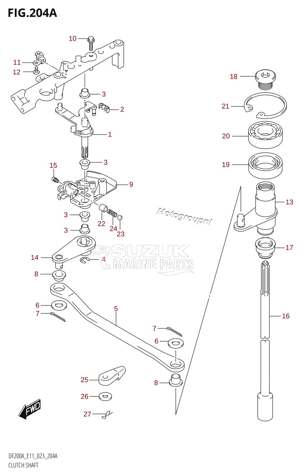 CLUTCH SHAFT