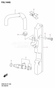 DF40A From 04003F-710001 (E01)  2017 drawing FUEL INJECTOR (DF60A:E01)