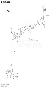 DF5 From 00501F-880001 (P01)  2008 drawing CLUTCH LEVER