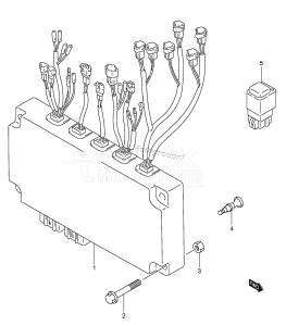 DT225TCL From 22501-371001 ()  2003 drawing INJECTION UNIT (DT150(S) /​ 200)