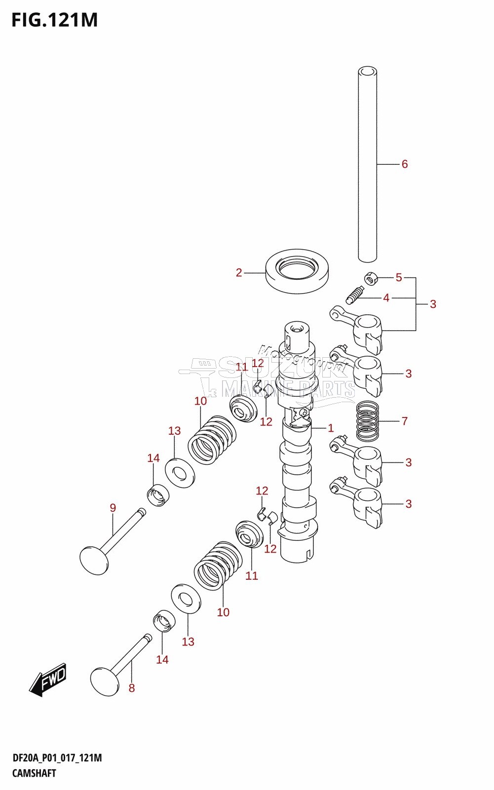 CAMSHAFT (DF20ATH:P01)