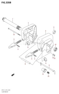 DF15 From 01503F-010001 (P01)  2010 drawing CLAMP BRACKET (K5,K6,K7,K8,K9,K10,011)