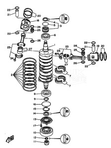 L250AET drawing CRANKSHAFT--PISTON