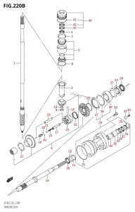 DF300Z From 30002Z-010001 (E03)  2010 drawing TRANSMISSION (DF300Z)