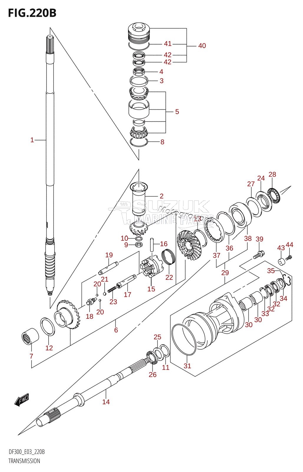 TRANSMISSION (DF300Z)