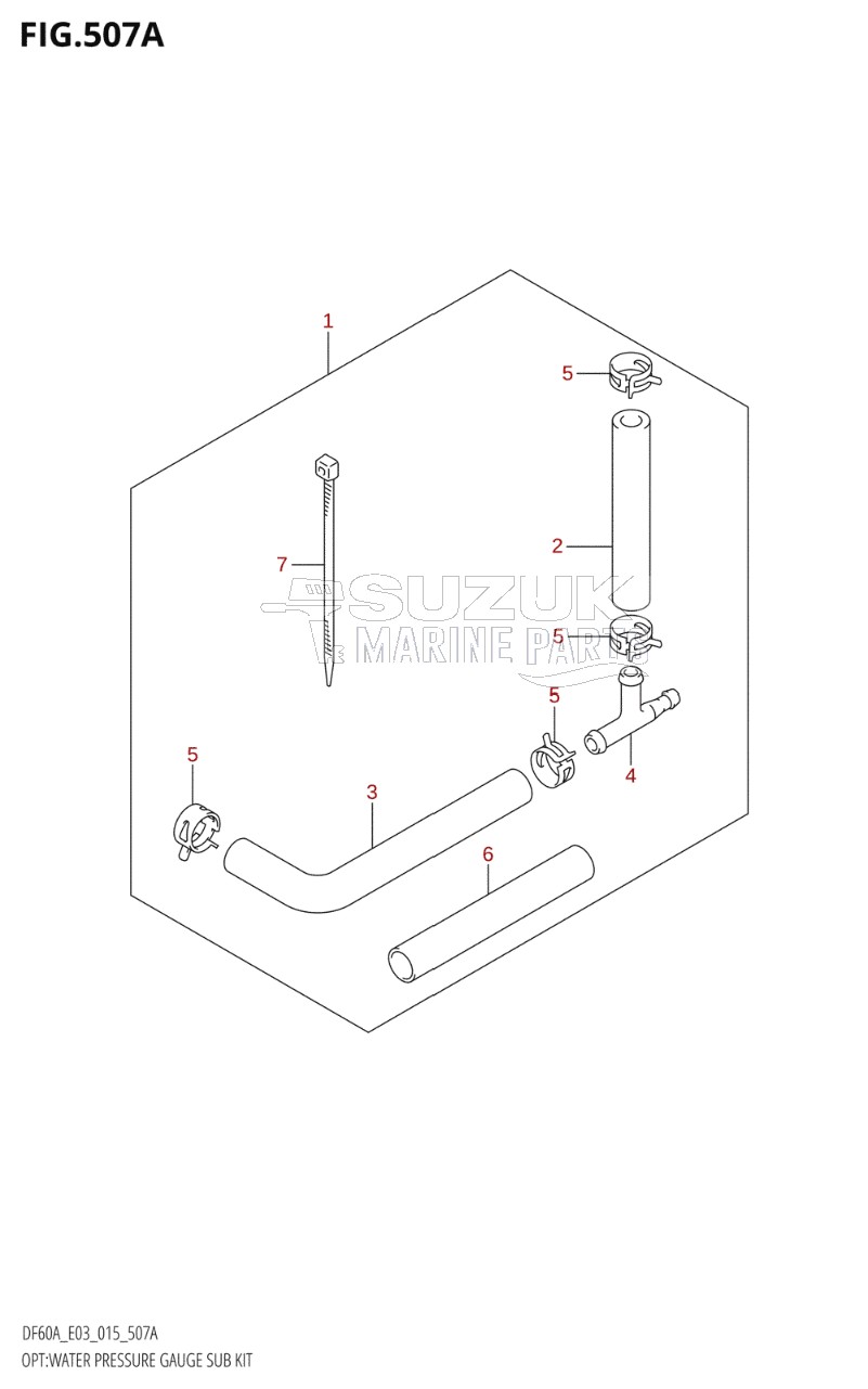 OPT:WATER PRESSURE GAUGE SUB KIT