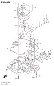 DF250 From 25003F-710001 (E01 E40)  2017 drawing ENGINE HOLDER (DF250T:E40)