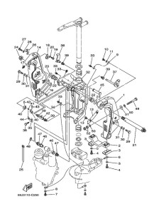 FL200AETX drawing FRONT-FAIRING-BRACKET