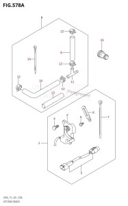 DF115T From 11501F-680001 (E01 E40)  2006 drawing OPT:TRIM SENDER