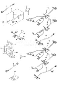 Outboard DF 300B drawing Harness (1)