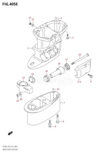 06002F-410001 (2014) 60hp E03-USA (DF60A) DF60A drawing DRIVE SHAFT HOUSING (DF60AVT)