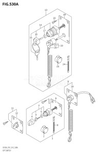 00995F-240001 (2022) 9.9hp E03-USA (DF9.9BTH) DF9.9B drawing OPT:SWITCH (DF9.9BR:P01)