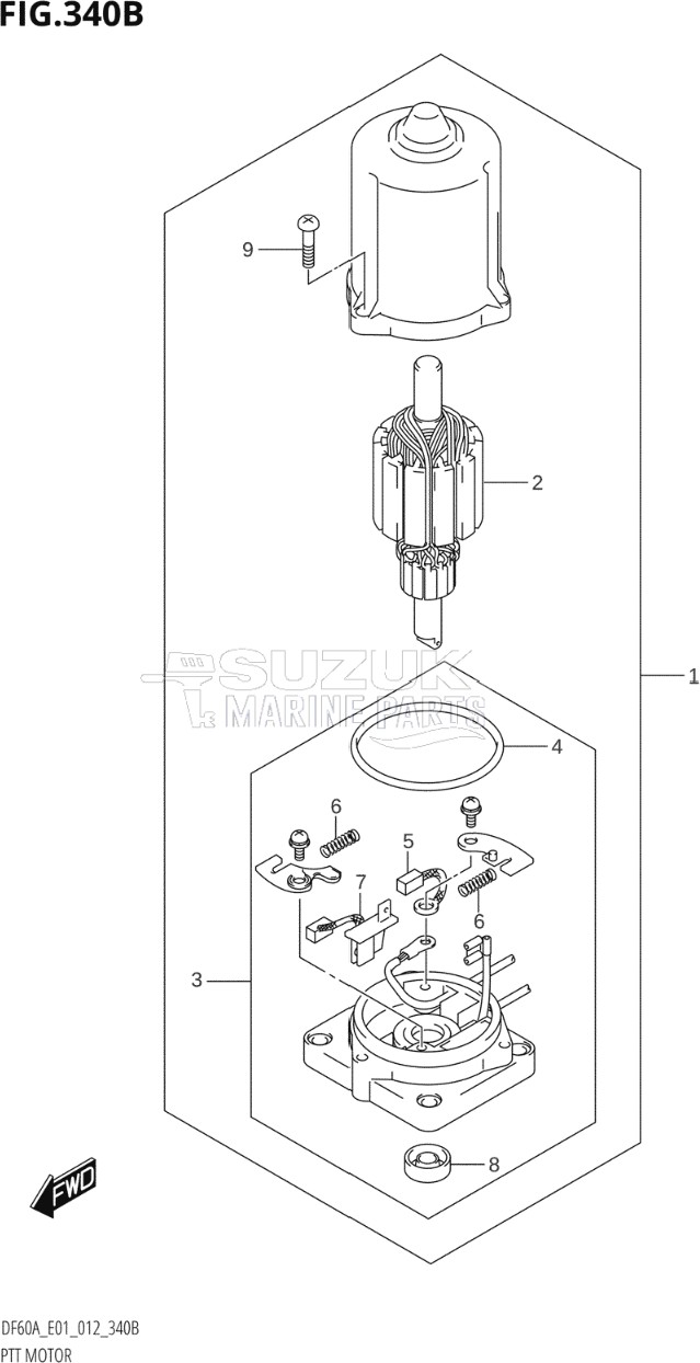 PTT MOTOR (DF40AST:E34)