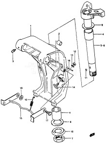 DT115 From 11502-011001 ()  1990 drawing SWIVEL BRACKET