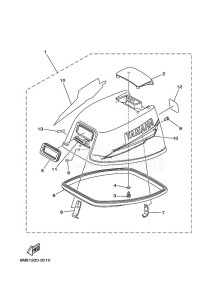 6DMHS drawing TOP-COWLING