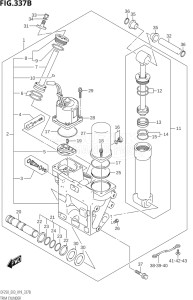 22503F-910001 (2019) 225hp E03-USA (DF225T) DF225T drawing TRIM CYLINDER (X-TRANSOM,XX-TRANSOM)