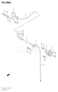 01504F-310001 (2013) 15hp P01-Gen. Export 1 (DF15A  DF15A    DF15AR  DF15AR    DF15AT) DF15A drawing CLUTCH ROD (DF9.9B:P01)