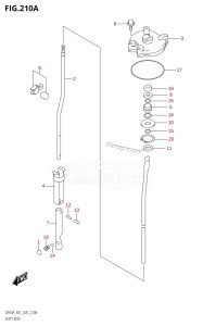 DF40A From 04003F-040001 (E01)  2020 drawing SHIFT ROD (DF50AVTH,DF40ASVT)