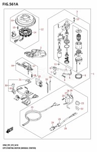 DF8A From 00801F-910001 (P01)  2019 drawing OPT:STARTING MOTOR (MANUAL STARTER) (DF8A,DF9.9A)