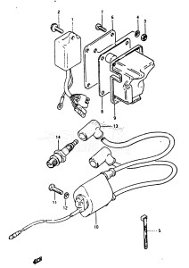 DT40 From 4002-903754 ()  1989 drawing IGNITION