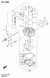 DF8A From 00801F-410001 (P01)  2014 drawing CARBURETOR (DF9.9A)