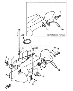 250A drawing PROPELLER-HOUSING-AND-TRANSMISSION