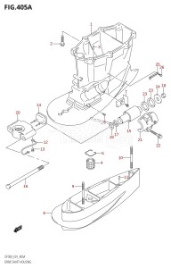 DF300 From 30002F-010001 (E01 E40)  2010 drawing DRIVE SHAFT HOUSING