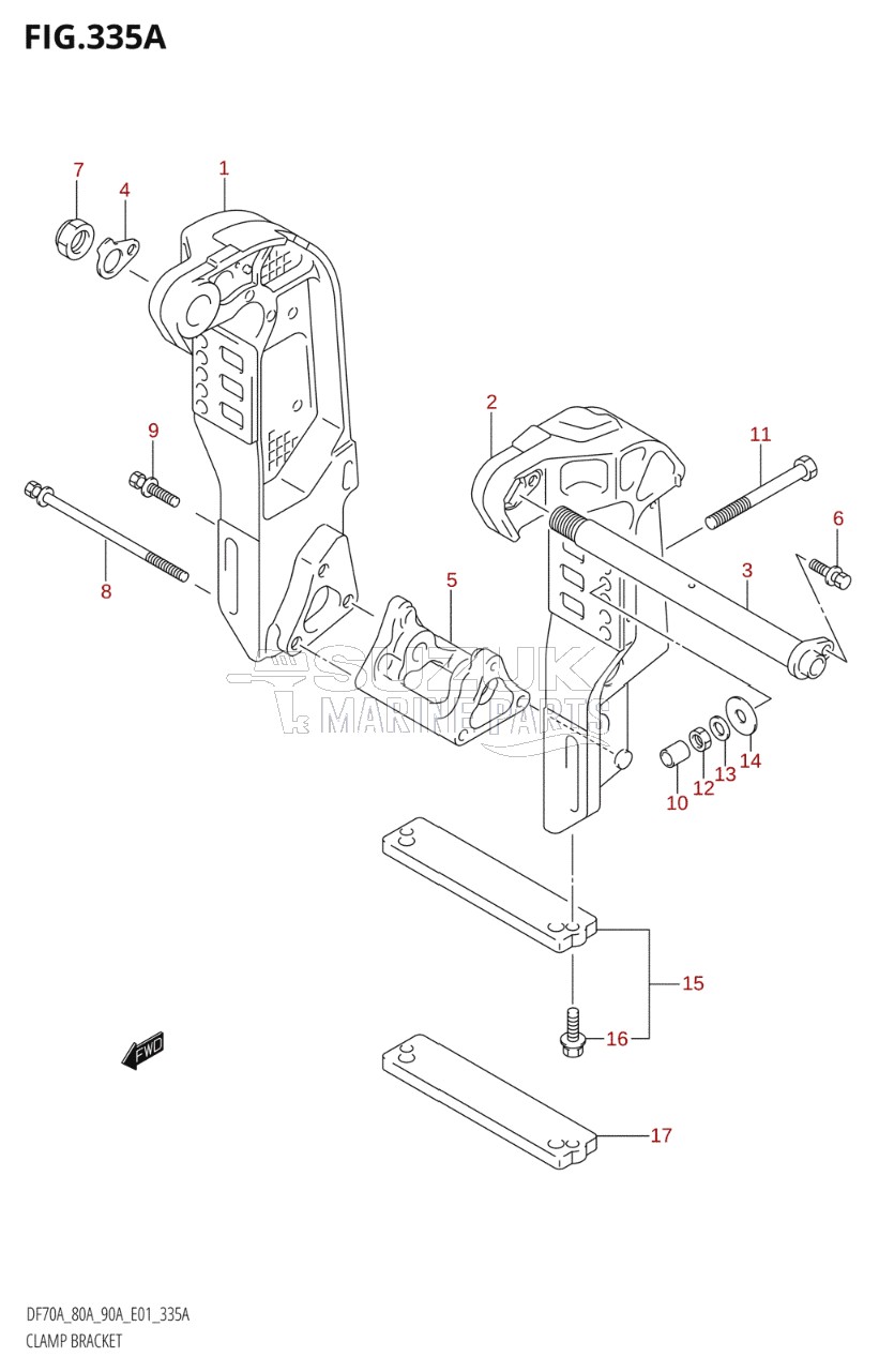 CLAMP BRACKET (K9,K10)