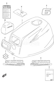 DF 6A drawing Engine Cover