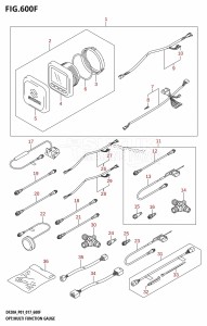 DF20A From 02002F-710001 (P01 P40)  2017 drawing OPT:MULTI FUNCTION GAUGE (DF20AT:P01)