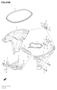 00995F-310001 (2013) 9.9hp P03-U.S.A (DF9.9B  DF9.9BR) DF9.9B drawing SIDE COVER (DF20A:P03)