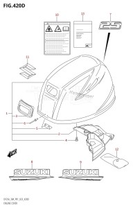 DF25A From 02504F-140001 (P01)  2021 drawing ENGINE COVER ((022,023):(DF25A,DF25AT,DF25ATH))