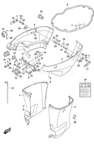 DF 150A drawing Side Cover (C/R)