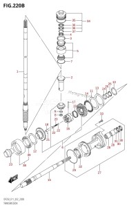 DF250ST From 25004F-240001 (E03)  2022 drawing TRANSMISSION (DF200Z)