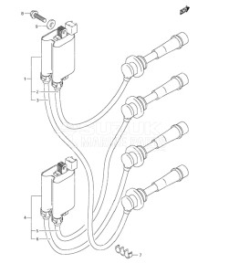 Outboard DF 90 drawing Ignition Coil