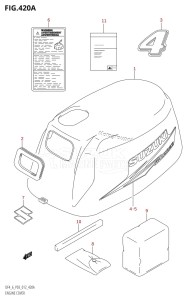 DF6 From 00602F-310001 (P03)  2013 drawing ENGINE COVER (DF4:P03)