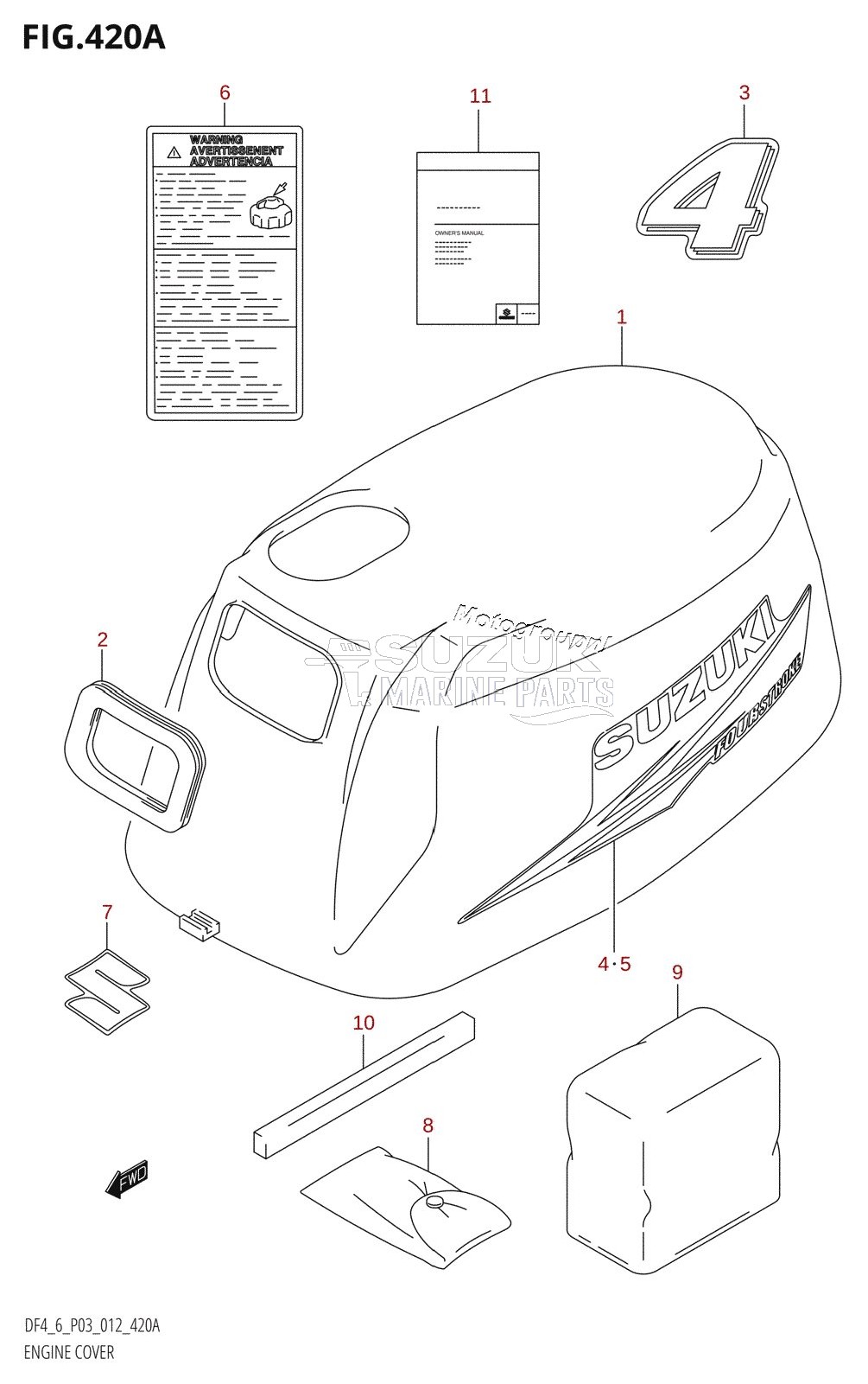 ENGINE COVER (DF4:P03)