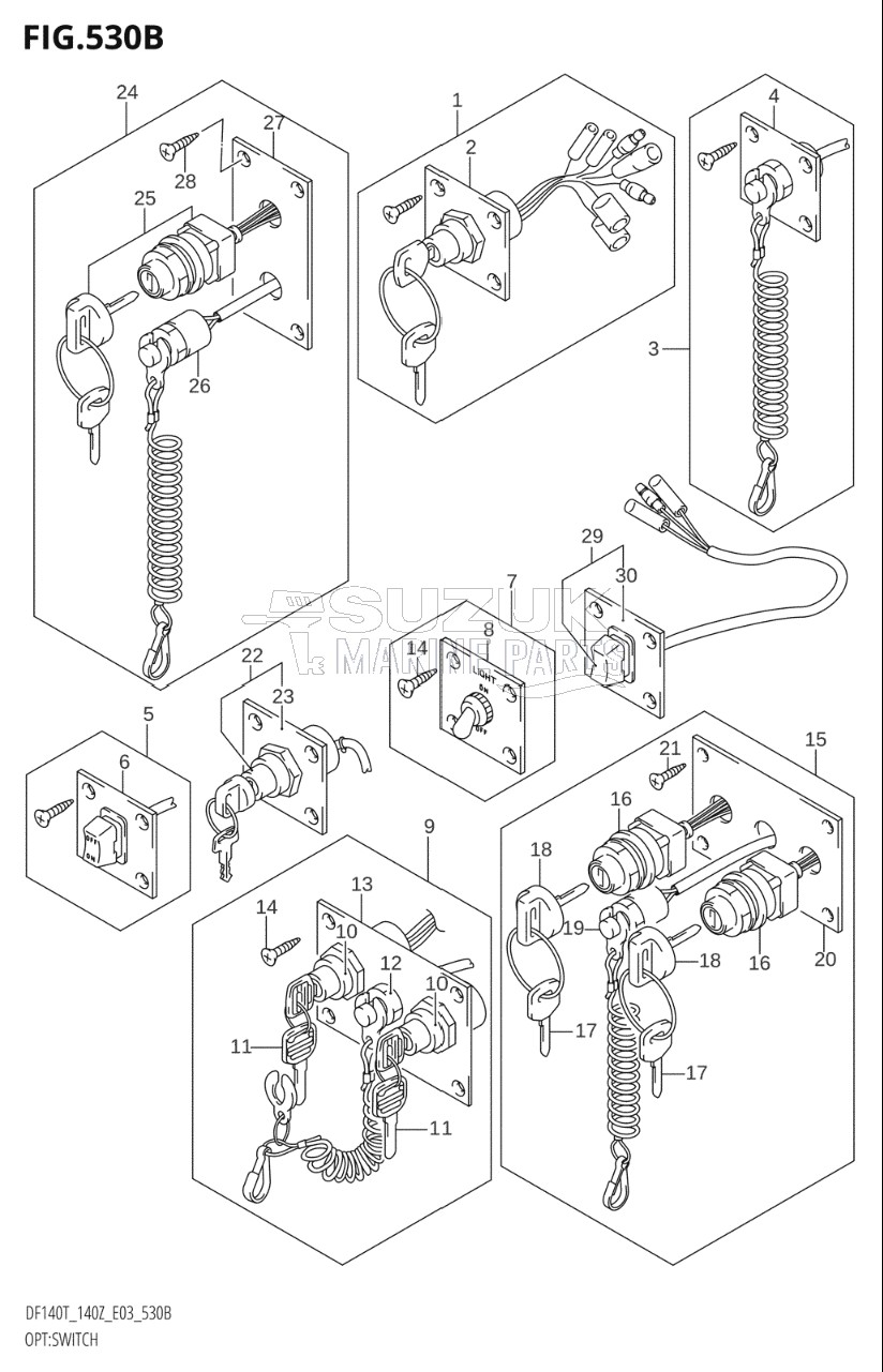 OPT:SWITCH (DF140Z:(K2,K3,K4))