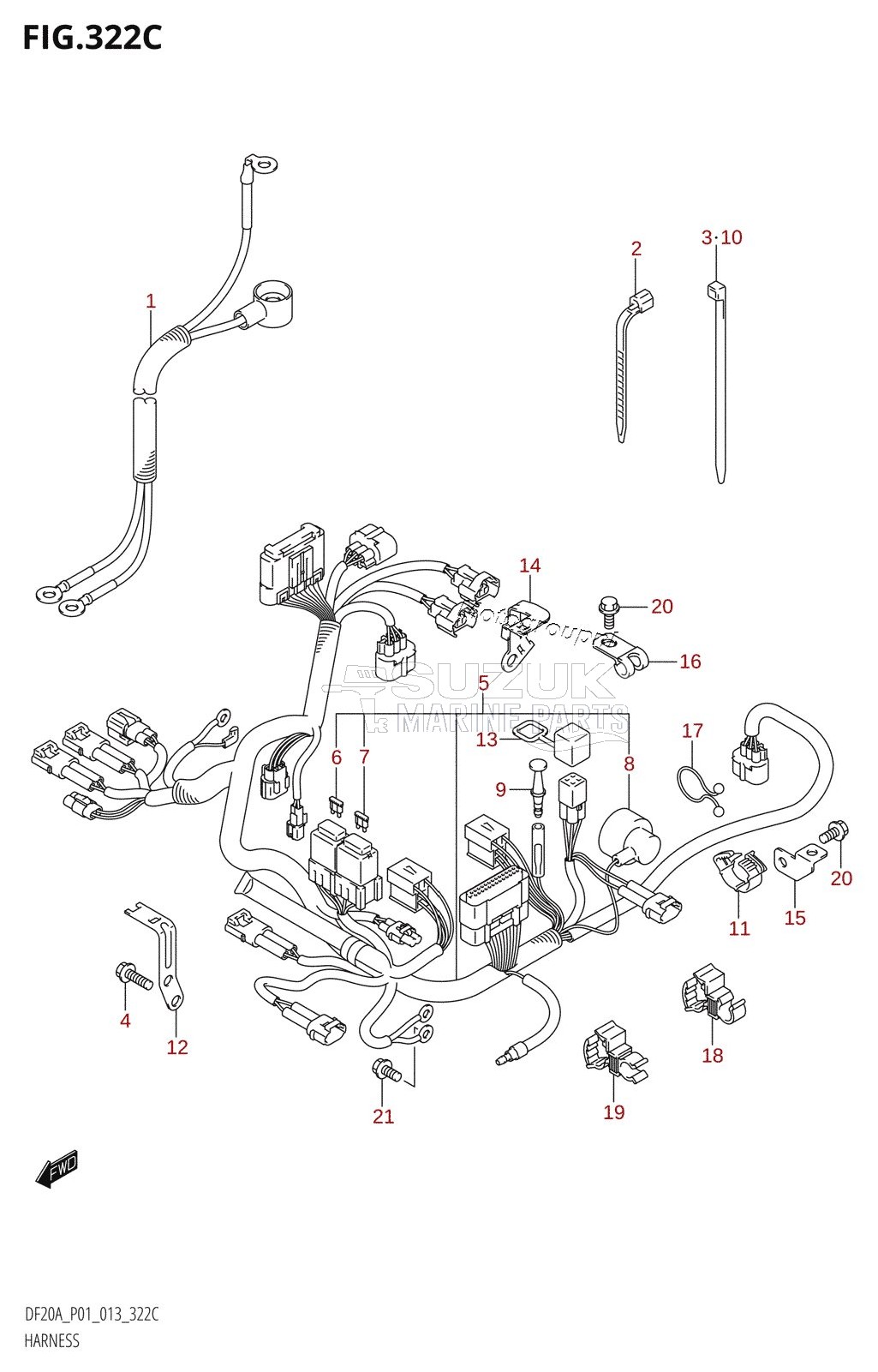 HARNESS (DF15A:P01)