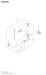 DF115BT From 11506F-340001 (E11 E40)  2023 drawing OPT:WATER PRESSURE GAUGE SUB KIT