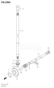 00251F-780001 (2007) 2.5hp P01-Gen. Export 1 (DF2.5K7) DF2.5 drawing DRIVE SHAFT