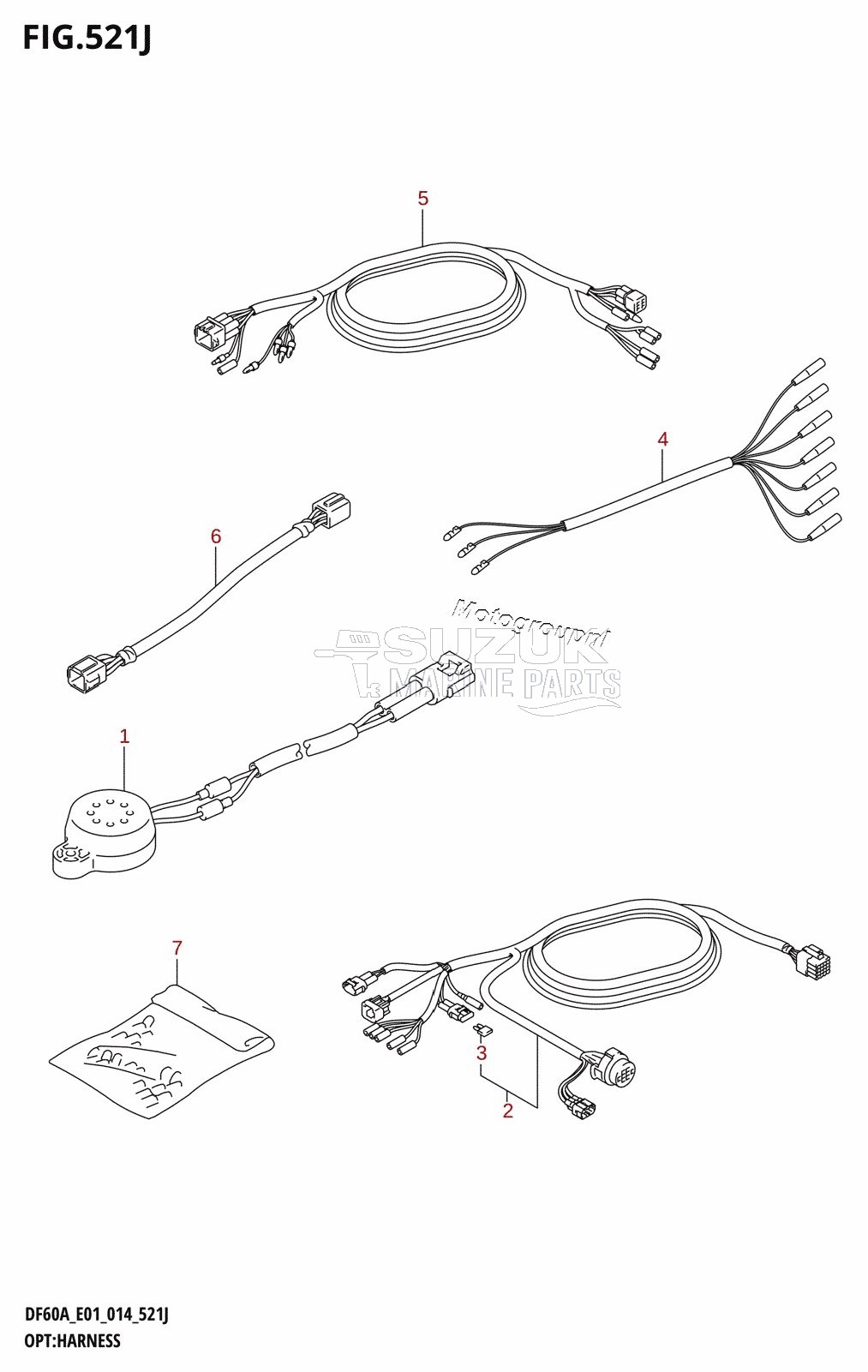 OPT:HARNESS (DF60AQH:E01)