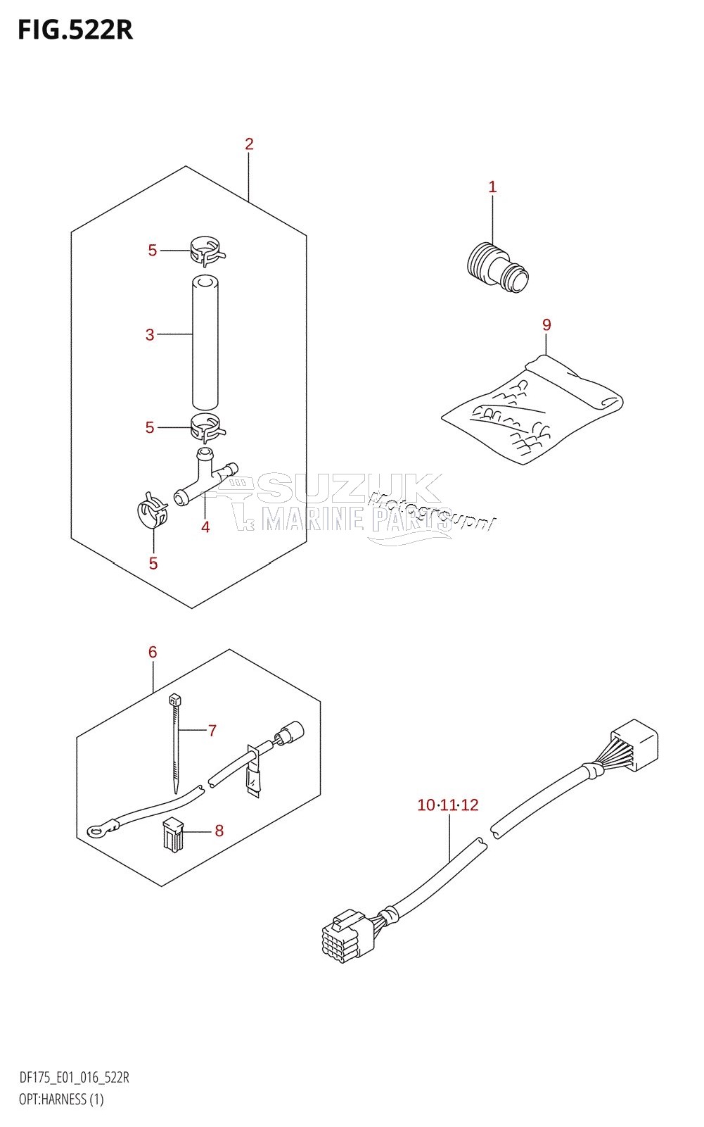 OPT:HARNESS (1) (DF175ZG:E01)