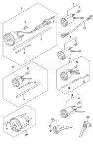 Outboard DF 175 drawing Meter