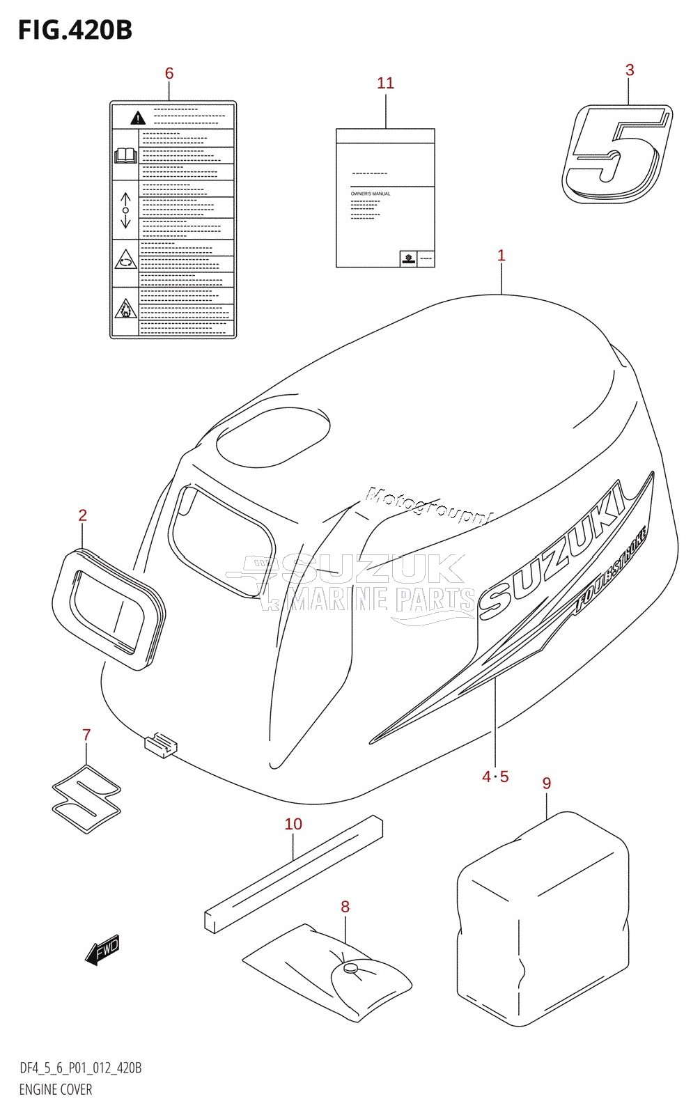 ENGINE COVER (DF5:P01)