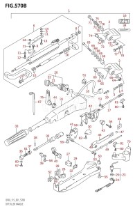 DF115T From 11501F-371001 (E01 E40)  2003 drawing OPT:TILLER HANDLE (K4,K5,K6,K7,K8,K9,K10,011)