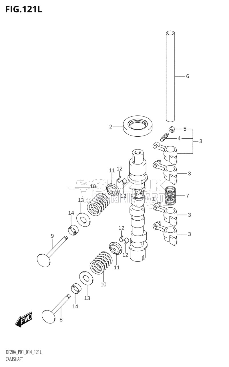 CAMSHAFT (DF20ATH:P01)