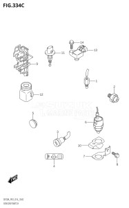 00995F-610001 (2016) 9.9hp P03-U.S.A (DF9.9B  DF9.9BR  DF9.9BT  DF9.9BTH) DF9.9B drawing SENSOR / SWITCH (DF9.9BT:P03)