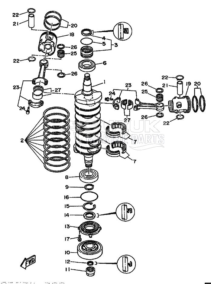 CRANKSHAFT--PISTON