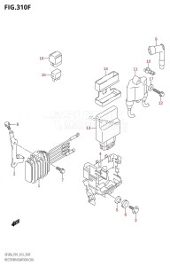 DF15A From 01504F-310001 (P01)  2013 drawing RECTIFIER /​ IGNITION COIL (DF20A:P40)